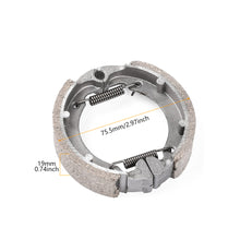 Load image into Gallery viewer, Electric Scooter Motorcycle Brake Shoes for Electric Scooter Motorcycle Front Rear Drum Brake Linings 80mm 90mm 110mm 130mm For AG50 CG125 Compatible Replacement Part

