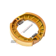 Load image into Gallery viewer, Electric Scooter Motorcycle Brake Shoes for Electric Scooter Motorcycle Front Rear Drum Brake Linings 80mm 90mm 110mm 130mm For AG50 CG125 Compatible Replacement Part
