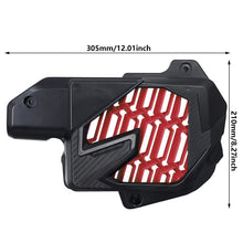 Load image into Gallery viewer, Carbon Fiber Pattern Motorcycle Radiator Guard Grille For Honda PCX ADV160 CLICK VARIO NWG150 Protective Mesh Kit Includes Screws Guard
