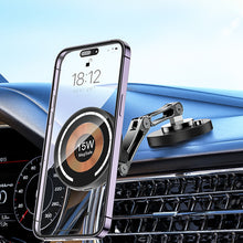 Load image into Gallery viewer, 15W Car Magnetic Wireless Charger Holder 360 Rotation Metal Adjustable Angle in Car Stand For Iphone 15 14 13 12 Pro Max Samsung
