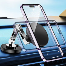 Load image into Gallery viewer, 15W Car Magnetic Wireless Charger Holder 360 Rotation Metal Adjustable Angle in Car Stand For Iphone 15 14 13 12 Pro Max Samsung
