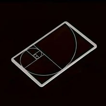 Load image into Gallery viewer, Viewfinder Ruler Golden Ratio Ruler For Clear Fibonacci Composition View Finder Viewer Photography Painting Art Tool
