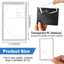 Load image into Gallery viewer, Viewfinder Ruler Golden Ratio Ruler For Clear Fibonacci Composition View Finder Viewer Photography Painting Art Tool
