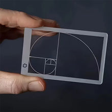 Load image into Gallery viewer, Viewfinder Ruler Golden Ratio Ruler For Clear Fibonacci Composition View Finder Viewer Photography Painting Art Tool
