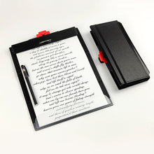 Load image into Gallery viewer, Nursing Clipboard Foldable Handheld Folders Portable Writing Board 3 Layers Secure Paper Grip for Ducuments for Doctors Students
