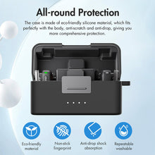Load image into Gallery viewer, Silicone Protective Cover for DJI Mic Mini Microphone Charging Case Anti Drop Anti Scratch Storage Box with Carabiner
