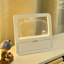 Load image into Gallery viewer, 3D Pen Holder Night Light LED Desk Lamp with Motivational Sign Creative Graduation Gift for Students Present Room Decor
