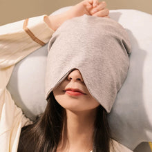 Load image into Gallery viewer, Travel Cotton Sleep Cap Comfortable Warm Sleep Pullover Pullover Design Windproof Nighttime Hat Women Men
