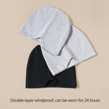 Load image into Gallery viewer, Travel Cotton Sleep Cap Comfortable Warm Sleep Pullover Pullover Design Windproof Nighttime Hat Women Men
