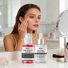 Load image into Gallery viewer, Vitamin Facial Pink Spicule Serum Hydrating Soothing Brightening Microneedling Anti-Wrinkle Pore Tightening Niacinamide Skin Care
