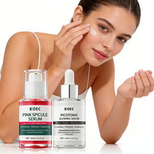 Load image into Gallery viewer, Vitamin Facial Pink Spicule Serum Hydrating Soothing Brightening Microneedling Anti-Wrinkle Pore Tightening Niacinamide Skin Care
