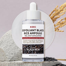 Load image into Gallery viewer, Exfoliant Black &amp; White Rice Ampoule Facial Serum Peel Shot Exfoliating Brightening Remove Dead Skin Blackhead Facial Cleaning
