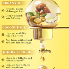 Load image into Gallery viewer, Argan Oil Of Morocco Hair Oil Hair Care Scalp Essential Oil For Repairing Dry Damage Hair Treatment Strength Renewing Hair Oil
