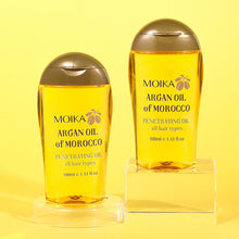 Load image into Gallery viewer, Argan Oil Of Morocco Hair Oil Hair Care Scalp Essential Oil For Repairing Dry Damage Hair Treatment Strength Renewing Hair Oil
