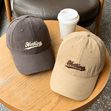 Load image into Gallery viewer, Big Head Circumference Letter Embroidery Baseball Cap Summer Sunscreen Outdoor Peaked Hat Unisex
