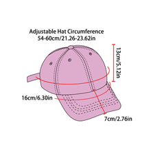 Load image into Gallery viewer, Cute Cartoon Puppy Embroidery Baseball Cap Adjustable Wide Brim Sunshade Unisex Daily Outdoor Leisure Hat
