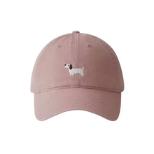 Load image into Gallery viewer, Cute Cartoon Puppy Embroidery Baseball Cap Adjustable Wide Brim Sunshade Unisex Daily Outdoor Leisure Hat
