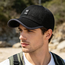 Load image into Gallery viewer, Mesh Curved Brim Baseball Cap Adjustable UV Protection Breathable Summer Outdoor Fishing Hiking Hat Unisex
