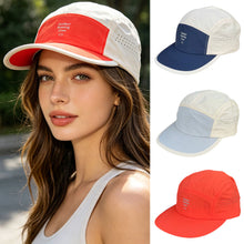Load image into Gallery viewer, Printed 5 Panel Baseball Cap Summer Quick Dry Mesh Breathable Sun Hat Unisex Outdoor Sunscreen Cap
