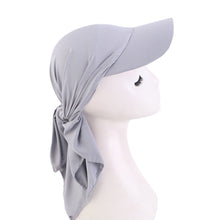 Load image into Gallery viewer, Ethnic Style Classic Solid Color Turban Hat Curved Brim Adjustable Baseball Cap Breathable Sunscreen Headscarf Hat
