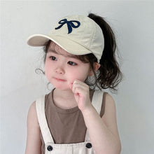 Load image into Gallery viewer, Kids Summer Thin Empty Top Baseball Cap Ponytail Design Sun Hat Breathable UV Protection Cute Cap for Boys Girls
