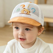 Load image into Gallery viewer, Nice Kids Summer Mesh Sun Hat Breathable UV Protection Visor Hat For Outdoor Beach Travel Daily Casual

