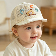 Load image into Gallery viewer, Nice Kids Summer Mesh Sun Hat Breathable UV Protection Visor Hat For Outdoor Beach Travel Daily Casual

