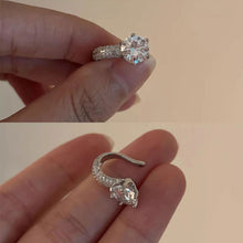 Load image into Gallery viewer, Geometric Eight-pointed Star Row Zircon Non-Piercing Ear Clip Earrings Elegant Women Daily Banquet Party Jewelry
