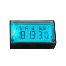Load image into Gallery viewer, Motorcycle Solar Powered Multi-Function Digital Clock Touch Button Thermometer Calendar Waterproof for Bike Car E-Bike Accessory
