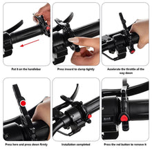 Load image into Gallery viewer, Universal Motorcycle E-Bike Scooter Cruise Control Throttle Assist Throttle Lock Cruise Aid for Long Ride Throttle Stabilizer
