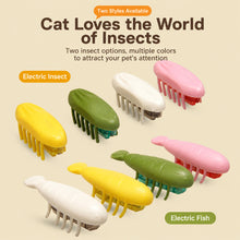 Load image into Gallery viewer, Electric Crawling Bug Interactive Cat Toy Moving Insect Toy with Random Path Pet Teaser for Indoor Bored Cats Kittens
