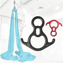 Load image into Gallery viewer, 1PC Aluminum Alloy Horn Figure 8-Ring Descender High Altitude Work Slow Descent Device Aerial Yoga Outdoor Rock Climbing Equipment
