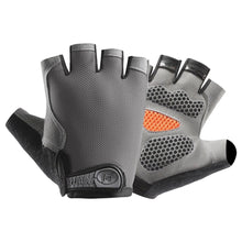 Load image into Gallery viewer, 1Pair Professional Half Finger Fitness Gloves Silicone Palm Pad Anti-slip Wear-resistant Sunscreen Breathable Cycling Gloves

