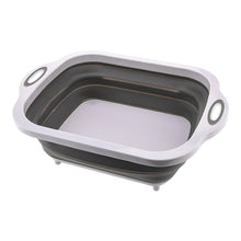 Load image into Gallery viewer, 3-IN-1 Multifunctional Folding Cutting Board Portable Camping Vegetable Wash Basin Home Kitchen Storage Basket
