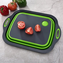 Load image into Gallery viewer, 3-IN-1 Multifunctional Folding Cutting Board Portable Camping Vegetable Wash Basin Home Kitchen Storage Basket
