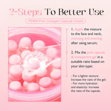 Load image into Gallery viewer, PDRN Pink Collagen Capsule Cream Anti-Wrinkle Hydrating Glowing Increase Elasticity 5% Niacinamide Hydrolyzed Collagen Cream
