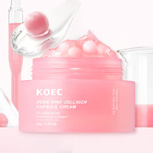 Load image into Gallery viewer, PDRN Pink Collagen Capsule Cream Anti-Wrinkle Hydrating Glowing Increase Elasticity 5% Niacinamide Hydrolyzed Collagen Cream
