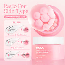 Load image into Gallery viewer, PDRN Pink Collagen Capsule Cream Anti-Wrinkle Hydrating Glowing Increase Elasticity 5% Niacinamide Hydrolyzed Collagen Cream
