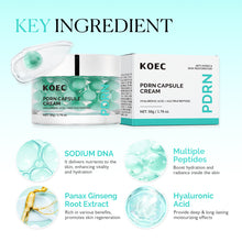 Load image into Gallery viewer, Hyaluronic Acid Multi Peptides PDRN Capsule Cream Hydrating Rejuvenating Anti-Aging Boost Vitality Ginseng Root Extract Facial Cream
