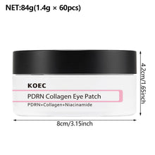 Load image into Gallery viewer, 60PCs PDRN Pink Niacinamide Collagen Eye Patch Revitalizing Soothing Glowing Reduce Puffiness Fine Lines Anti-Wrinkles Eye Mask
