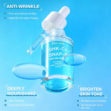 Load image into Gallery viewer, GHK-Cu Copper Peptides Facial Serum with SNAP-8 for Fine Lines Wrinkles Firming Revitalize Skin For All Skin Types
