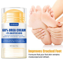 Load image into Gallery viewer, Ultra-Hydrating 60% Urea Avocado Oil Foot Cream Aloe Vera for Softening Dry Cracked Feet Gentle Exfoliation Daily Foot Care
