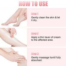 Load image into Gallery viewer, Nourishing Peach Foot Balm Moisturizer Hydrates and Repairs Dry Cracked Feet with Coconut Oil Avocado Oil Aloe Softening Rough Heels
