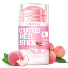 Load image into Gallery viewer, Nourishing Peach Foot Balm Moisturizer Hydrates and Repairs Dry Cracked Feet with Coconut Oil Avocado Oil Aloe Softening Rough Heels
