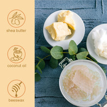 Load image into Gallery viewer, Ultra-Hydrating Beeswax Foot Cream Shea Butter Coconut Oil for Softening Dry Cracked Feet Gentle Exfoliation Daily Foot Care
