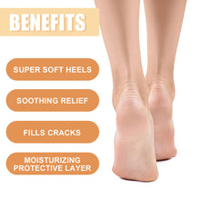 Load image into Gallery viewer, Ultra-Hydrating Beeswax Foot Cream Shea Butter Coconut Oil for Softening Dry Cracked Feet Gentle Exfoliation Daily Foot Care
