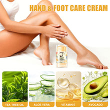 Load image into Gallery viewer, Ultra-Hydrating Tea Tree Oil Avocado Oil Foot Cream Aloe Vera for Softening Dry Cracked Feet Gentle Exfoliation Daily Foot Care

