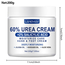 Load image into Gallery viewer, 60% Urea 2% Salicylic Acid Cream for Hand &amp; Foot Suitable for Dry Hand &amp; Foot Moisturizing Cream Rich in Jojoba Oil Avocado Oil and Aloe
