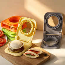 Load image into Gallery viewer, Stainless Steel Round Sandwich Press Mold Sealer Cutter Non-Stick Leak-Proof Pocket Bread Mold for Meal Prep Kids’ Lunchbox Camping Snacks Breakfast Tool
