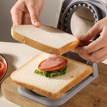 Load image into Gallery viewer, Stainless Steel Round Sandwich Press Mold Sealer Cutter Non-Stick Leak-Proof Pocket Bread Mold for Meal Prep Kids’ Lunchbox Camping Snacks Breakfast Tool
